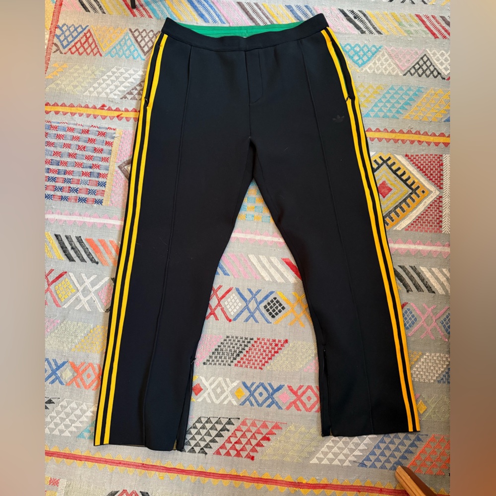 Adidas X Wales Bonner Black knit track pants